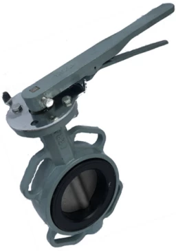 Затвор дисковый поворотный ABRA Ду300 Ру16 BUV-VF863D, межфланцевый, корпус - чугун, диск - нержавеющая сталь, рукоятка, NBR в Ярославле